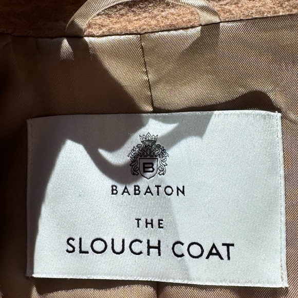 Babaton Slouch Coat in Camel - Picture 6 of 12